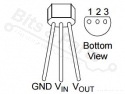 Spanningsregelaar 3,3V / 250mA Low-drop (LDO) MCP1702-3302ET